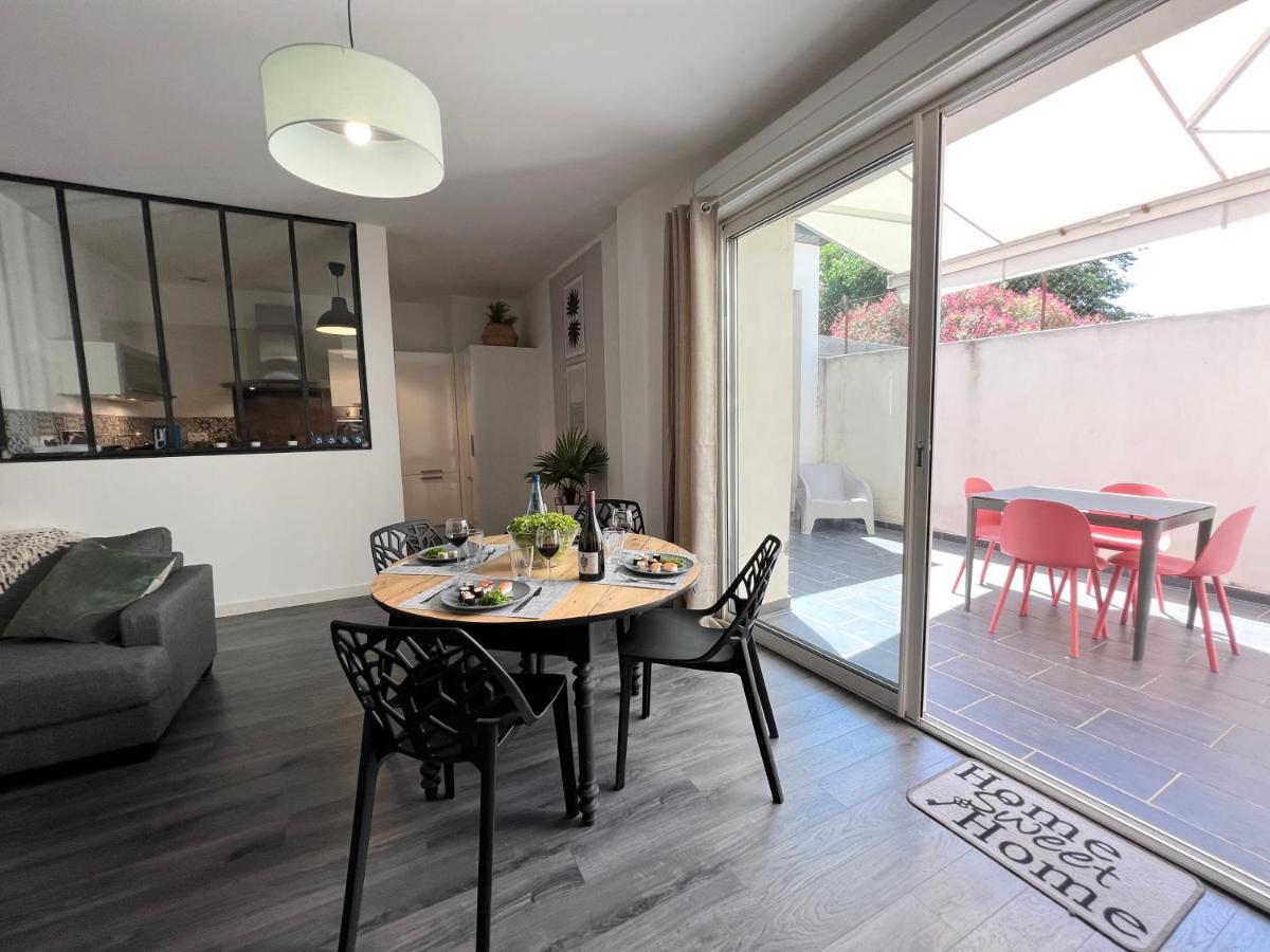 Appart T3 Le Patio - Avec Terrasse Boujan-sur-Libron Eksteriør bilde